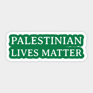 Palestinian Lives Matter Sticker